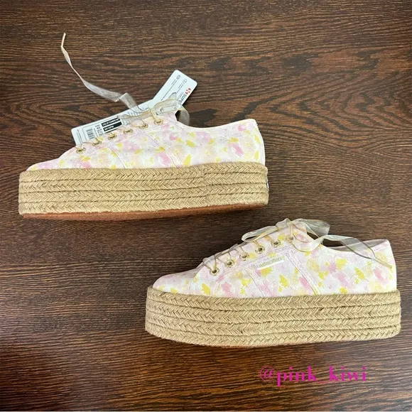 Superga x LoveShackFancy 2790 Floral Canvas Platform Sneaker