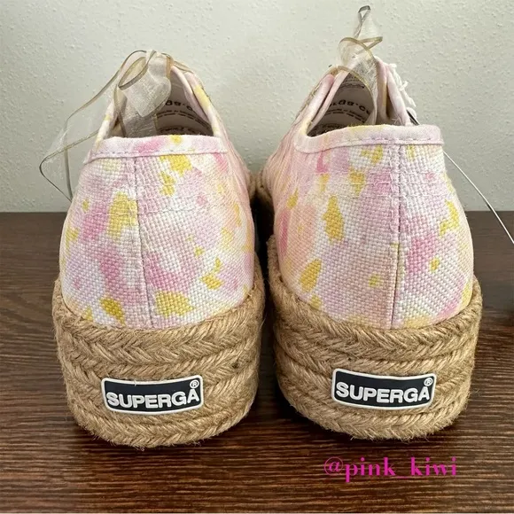 Superga x LoveShackFancy 2790 Floral Canvas Platform Sneaker