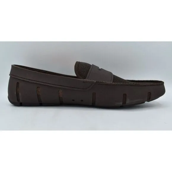 SWIMS Mens Size 15 Slip On Brown Penny Loafers Shoes