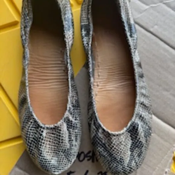 Tieks by Gavrieli Copperhead Snake Ballet Flats Womens Shoes Size 11