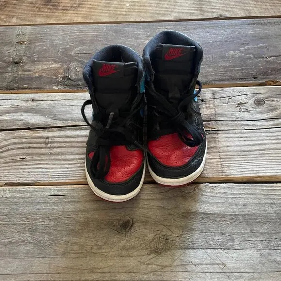 Toddler TD Nike Air Jordan 1 High NC North Carolina to Chi Chicago Shoes Sneaker