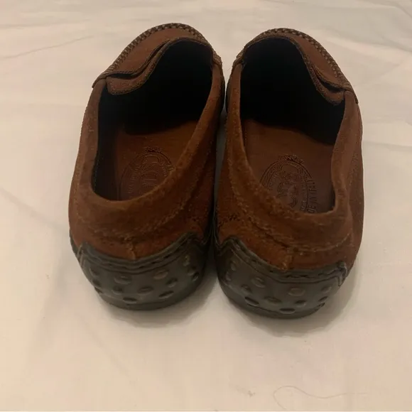 TOD’S GOMMINO Driving Shoes Women SZ 36.5 6.5 Suede Slip on Loafers Brown Italy