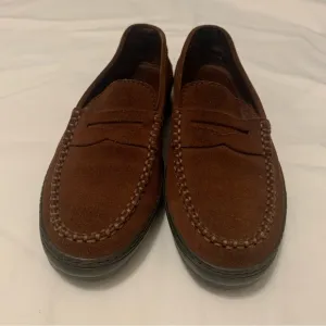 TOD’S GOMMINO Driving Shoes Women SZ 36.5 6.5 Suede Slip on Loafers Brown Italy