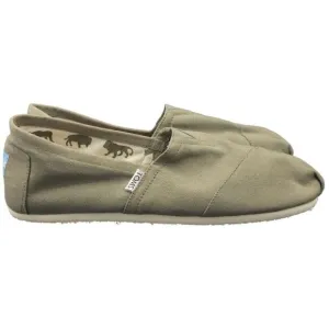 TOMS Men's Olive Slip-on Shoes size 11 NWOT