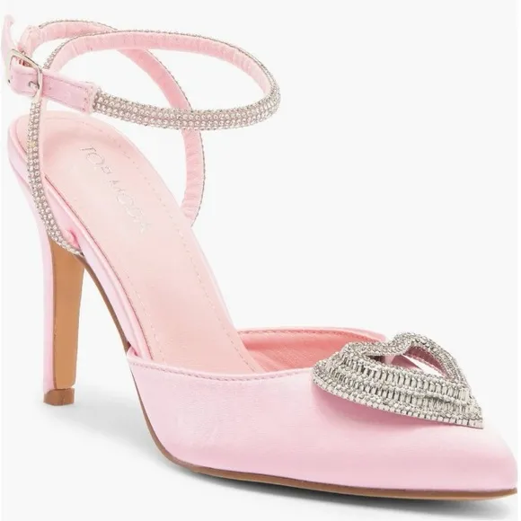 TOP GUY Shoes Freya Pointed Toe Sandal Pink 8.5M