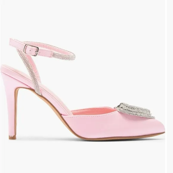 TOP GUY Shoes Freya Pointed Toe Sandal Pink 8.5M