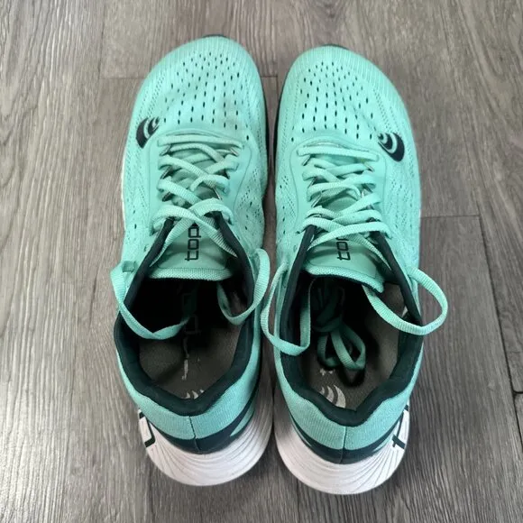 Topo Athletic Shoes Mens 9.5 Teal Specter Running Sneaker Cushioned