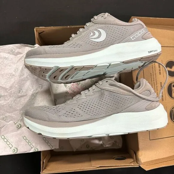 Topo Athletic Phantom 3 Grey Stone Running Shoes Sneakers 11