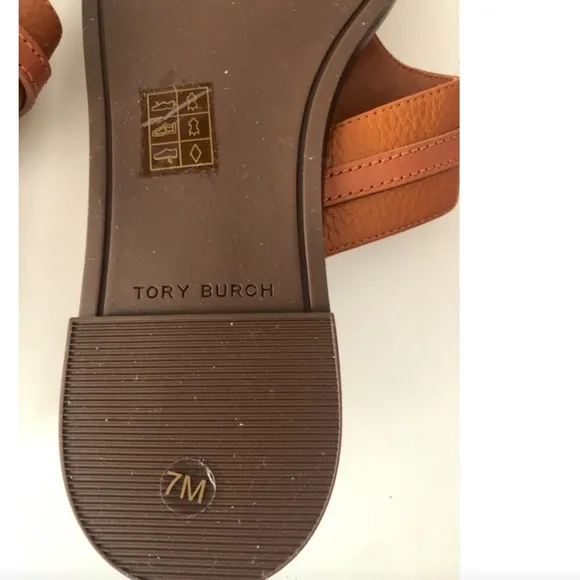 Tory Burch Tan New Carson Thong Welt Sandals