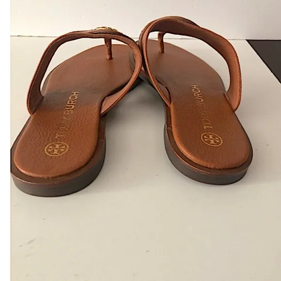 Tory Burch Tan New Carson Thong Welt Sandals