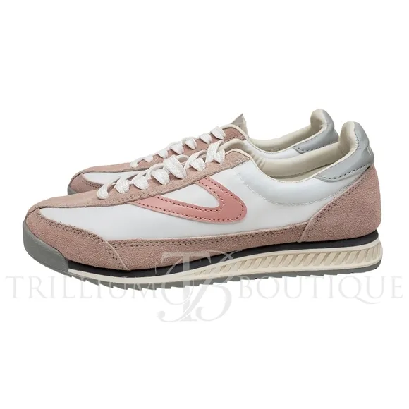 Tretorn Rawlins Women's Sneakers Shoes Blush Leather &amp; Man Made Upper Retro NEW!