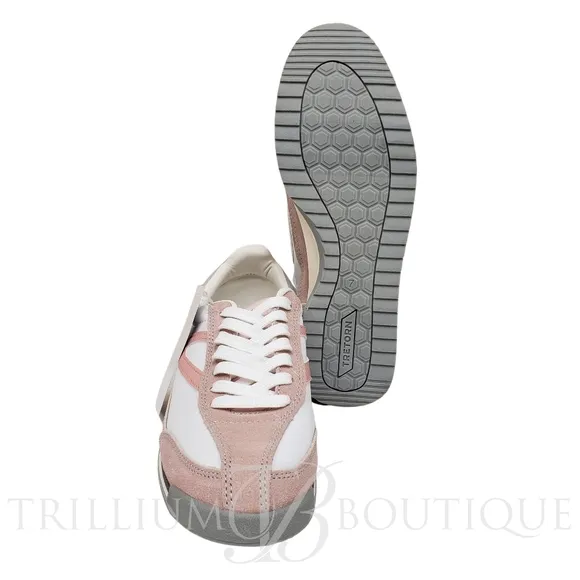 Tretorn Rawlins Women's Sneakers Shoes Blush Leather &amp; Man Made Upper Retro NEW!