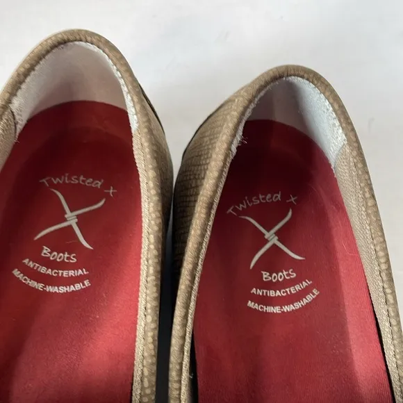Twisted X Men's Size 9  M ( MDMS004) Driving Shoes Slip on
