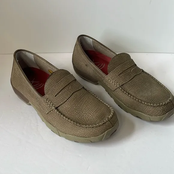 Twisted X Men's Size 9  M ( MDMS004) Driving Shoes Slip on