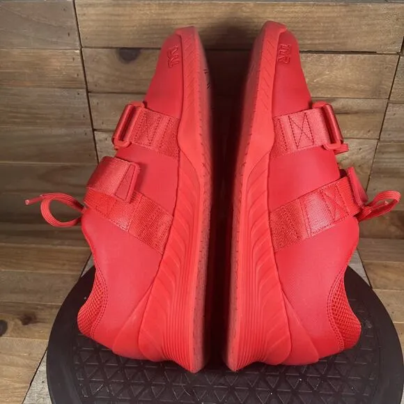 TYR L-1 Lifter Red Weightlifting Shoes Straps Mens Size 8.5 Gym Sneakers EUC