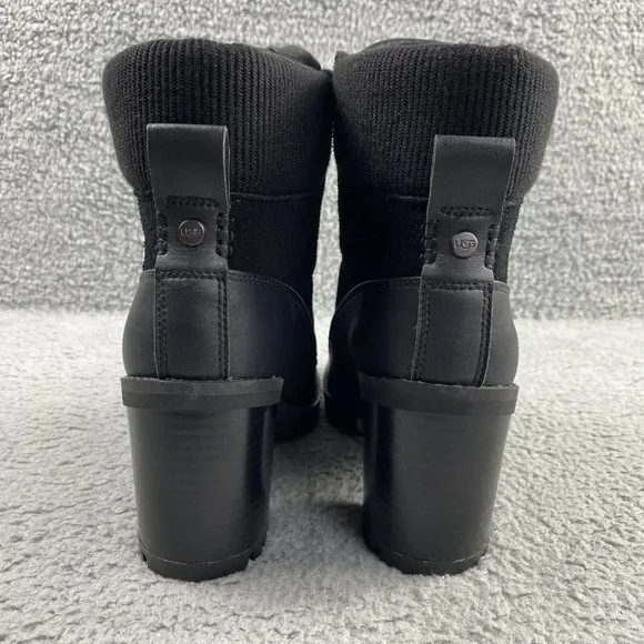 UGG Boots Redwood‎ Waterproof Booties Womens 8 Shoes Suede Leather Chunky Heel