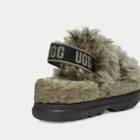 Ugg Fluff Sugar Women Sandal shoes size6 new