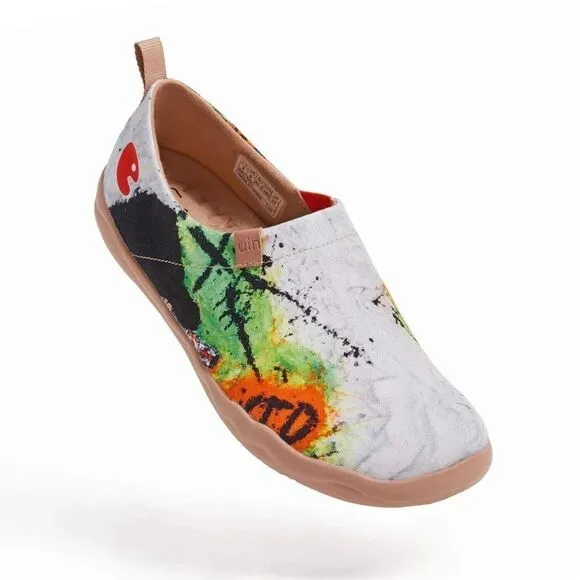 UIN Men's Walking Travel Shoes Slip On Loafers (MUSIC IS MY WORLD)
