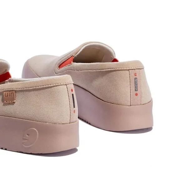 UIN Women's Travel Shoes Slip On Loafers Fuerteventura (Sesame Fuerteventura X)