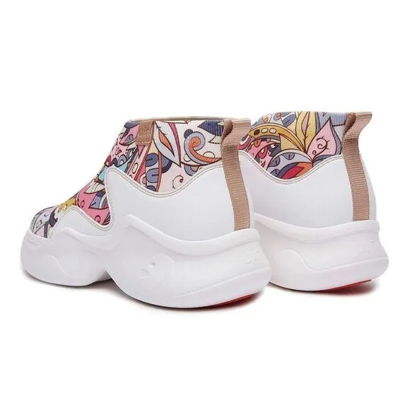 UIN Women's Walking Shoes Casual Chunky Sneaker (SPRING-MAIZE PALMA II)No Box