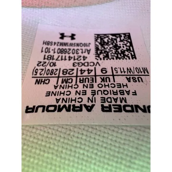 Under Armour Flow Velociti Elite Running Shoes 3026801-101 Men Size 10.5📦