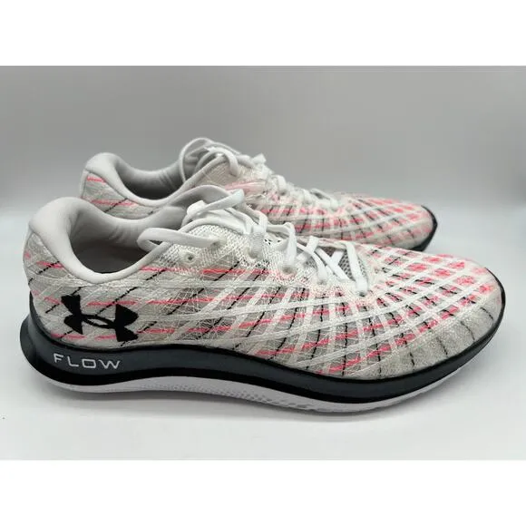 Under Armour Flow Velociti Wind Running Shoes White Infrared Men's Size 11📦