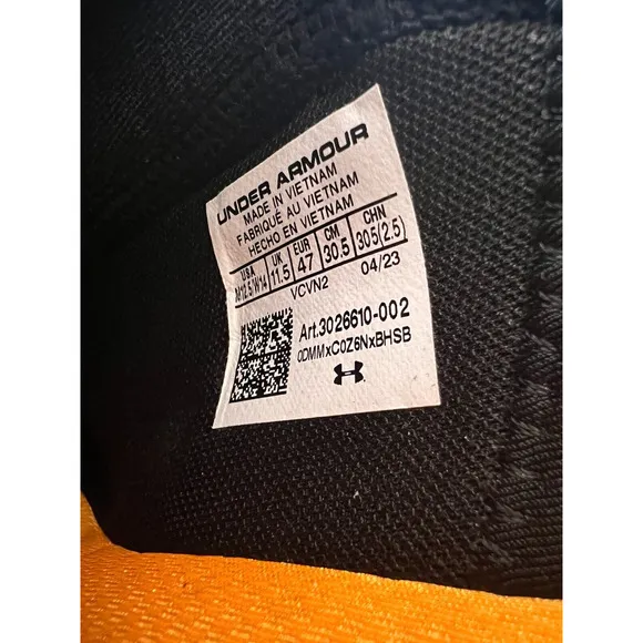 Under Armour Hover Phantom 3 SE Storm Running Shoes 3026610-002 Men's 12.5📦