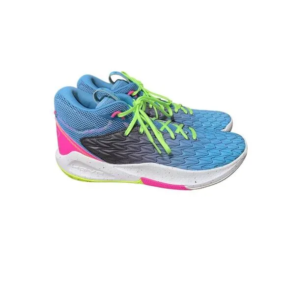 Under Armour HOVR 5 Clone Basketball Shoes 3025605-300 Aqua Foam Size 14 Mens