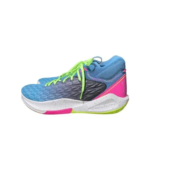 Under Armour HOVR 5 Clone Basketball Shoes 3025605-300 Aqua Foam Size 14 Mens