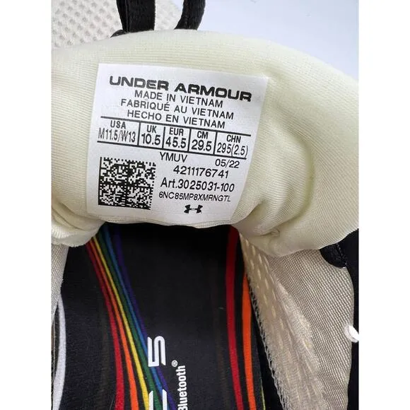 Under Armour HOVR Sonic 5 Running Pride Rainbow 3025031-100 Men Size 11.5🛒