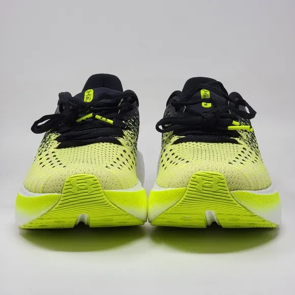 Under Armour Infinite Elite Womens 9 Shoes Black Yellow 3027199-004 Running New