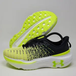 Under Armour Infinite Elite Womens 9 Shoes Black Yellow 3027199-004 Running New