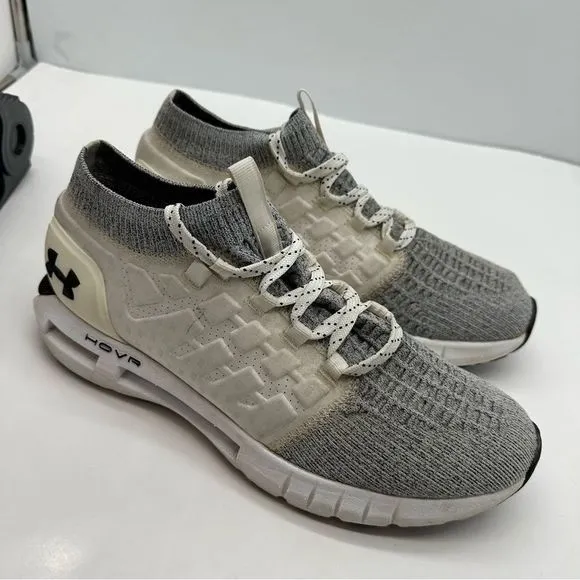 Under Armour Mens 10 HOVR Phantom Oreo Knit Running Shoes Sneakers 3020972-108