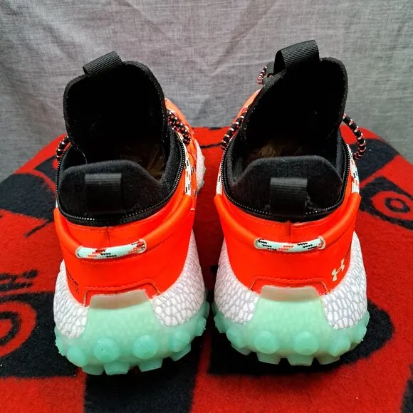 Under Armour Mens Red UA HOVR Summit Fat Tire Cuff Shoes Size 8.5 &quot;NO CUFFS&quot;