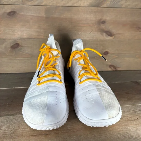 under armour project rock 1 mens size 14 shoes white lifting gym sneakers