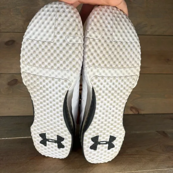 under armour project rock 1 mens size 14 shoes white lifting gym sneakers