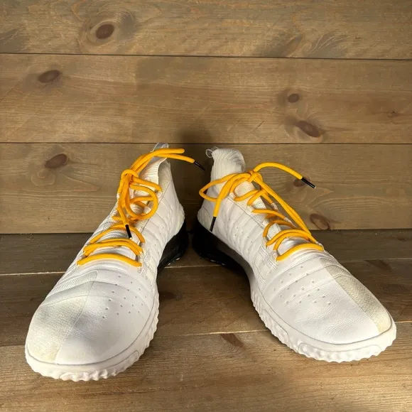 under armour project rock 1 mens size 14 shoes white lifting gym sneakers
