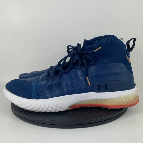 Under Armour Project Rock 1 Training Shoes Blue 3020788-401 Men's Size 12.5