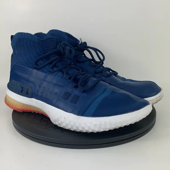 Under Armour Project Rock 1 Training Shoes Blue 3020788-401 Men's Size 12.5
