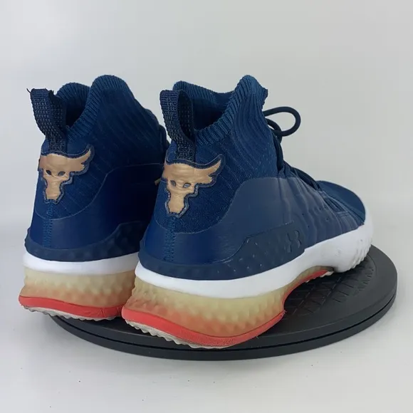 Under Armour Project Rock 1 Training Shoes Blue 3020788-401 Men's Size 12.5