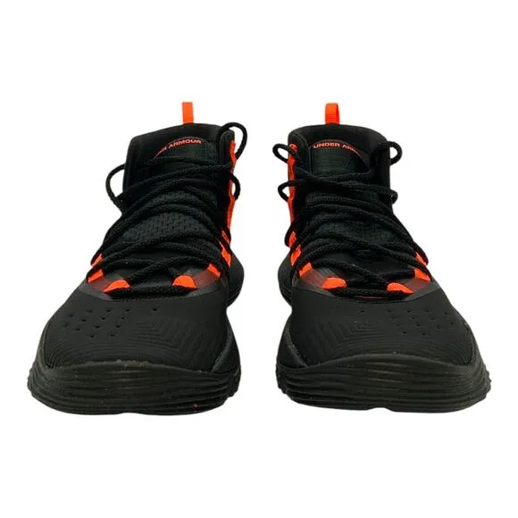 Under Armour SC 3Zero 2 Basketball Shoe Black/Orange US Boys 5