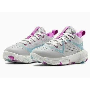 Under Armour Sc3 Zero 4 Gs Basketball Shoes  NWOB  Grey Purple  Youth Size 6.5