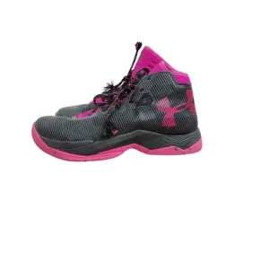Under Armour Stephen Curry Youth Size 6 Purple Black Basketball Shoes Sneakers