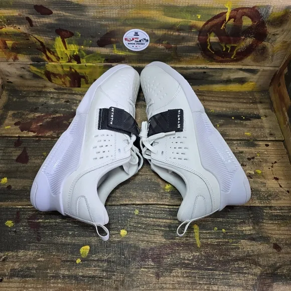 Under Armour UA Reign Lifter Gym Weightlifting Shoes White Men's Size 12.5 New