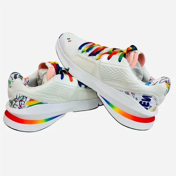 Under Armour Unisex Forge RC Pride Running Shoes Sneakers 3023669-101 Men Sz 10