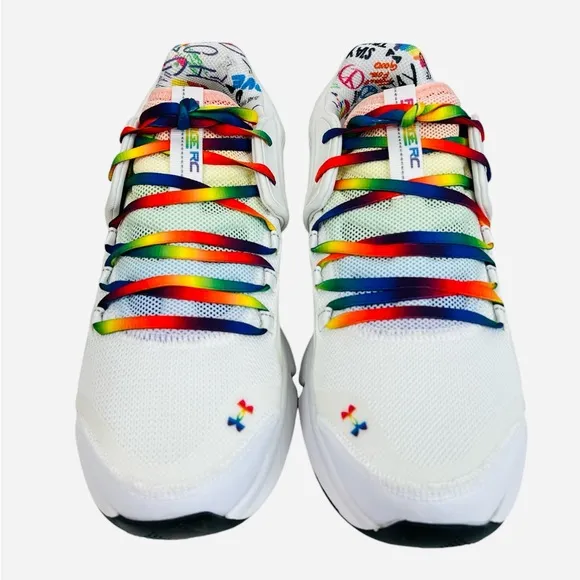 Under Armour Unisex Forge RC Pride Running Shoes Sneakers 3023669-101 Men Sz 10