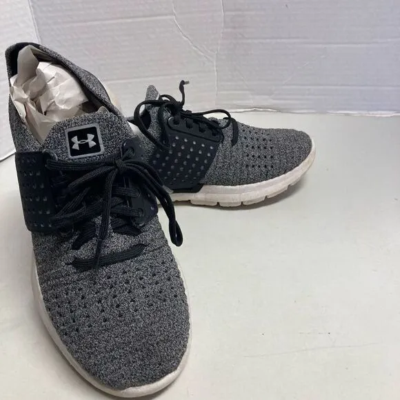 UNDER ARMOUR Women’s Speedform Slingwrap Running Shoes Size 7.5 Black &amp; Gray