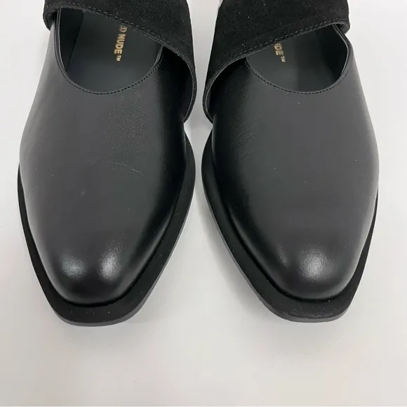 United Nude Leather Shoes Black Mary Jane NIB Pure‎ Mary $255 Size 38