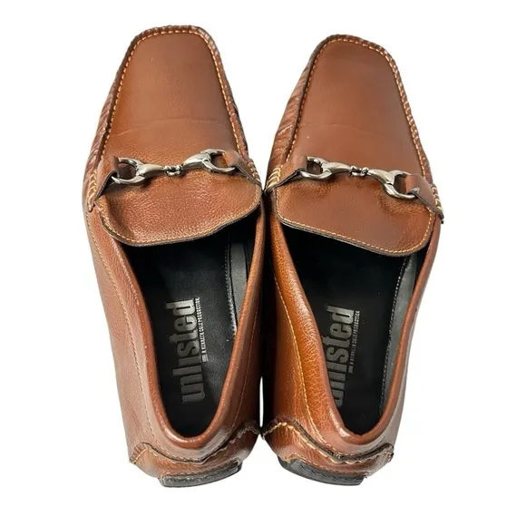 Unlisted by Kenneth Cole Men’s Brown Slip On Driver Shoes Size 10.5 M