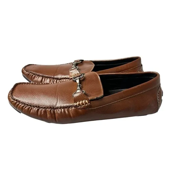 Unlisted by Kenneth Cole Men’s Brown Slip On Driver Shoes Size 10.5 M